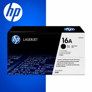 HP 16a Original Black Laserjet Toner Cartridge For HP Laserjet 5200:page Yield 12000