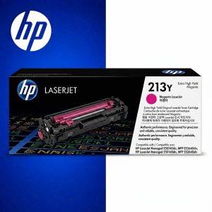 HP 213y Extra High Yield Original Magenta Laserjet Toner Cartridge For HP Laserjet Enterprise Sfp 5700: 6700: Mfp 5800: 6800 & HP Color Laserjet Enterprise X55745 and Mfp X58045:page Yield 12000