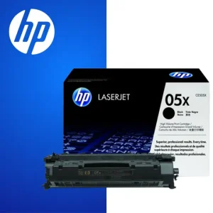 HP 05x High Yield Original Black Laserjet Toner Cartridge For Lj P2055:page Yield 6500