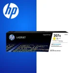 HP 207a Original Yellow Laserjet Toner Cartridge For HP Color Laserjet Pro M255:mfp M282: M283:page Yield 1250