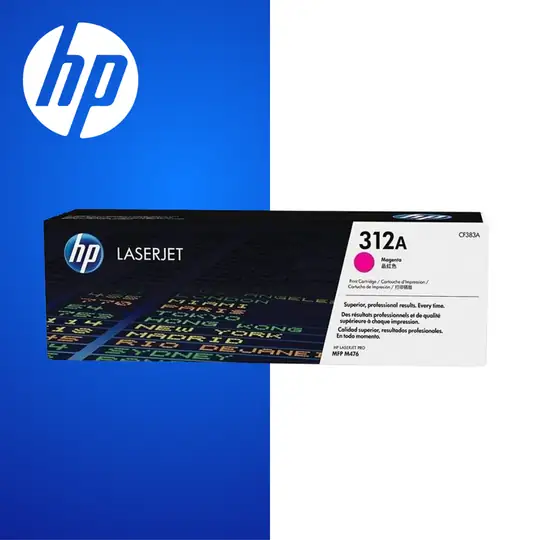 HP 312a Original Magenta Laserjet Toner Cartridge For HP Laserjet Pro 400 color Mfp M476:page Yield 2700