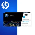 HP 655a Original Cyan Laserjet Toner Cartridge For HP Color Laserjet M652:m653:m681:m682: E65050:e65060:e65150:e65160:e67550:e67560:e67660:page Yield 10500
