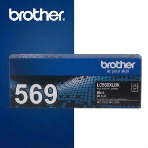 Brother Lc569xlbk High Yield Black Ink Cartridge For Mfcj3520 Mfcj3720  2400 Page Yield