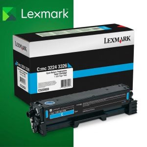 Lexmark C:mc 3224 3326 Cyan Return Programme Toner Cartridge (1 500 Page Yield)